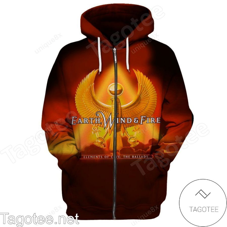 Earth, Wind And Fire Elements Of Love Ballads Album Cover Hoodie