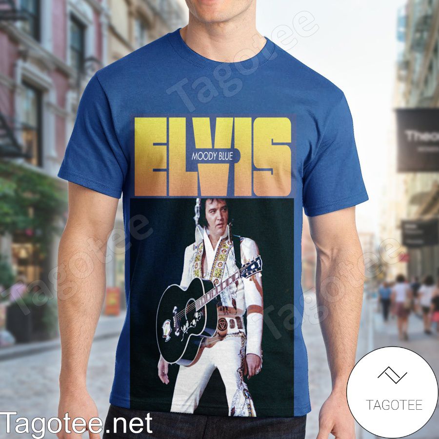 Elvis Presley Moody Blue Album Shirt