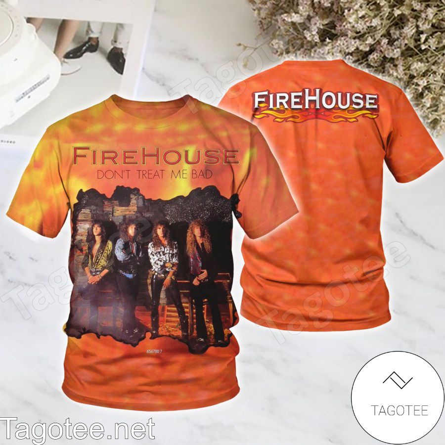 Firehouse Don't Treat Me Bad Album Cover Shirt