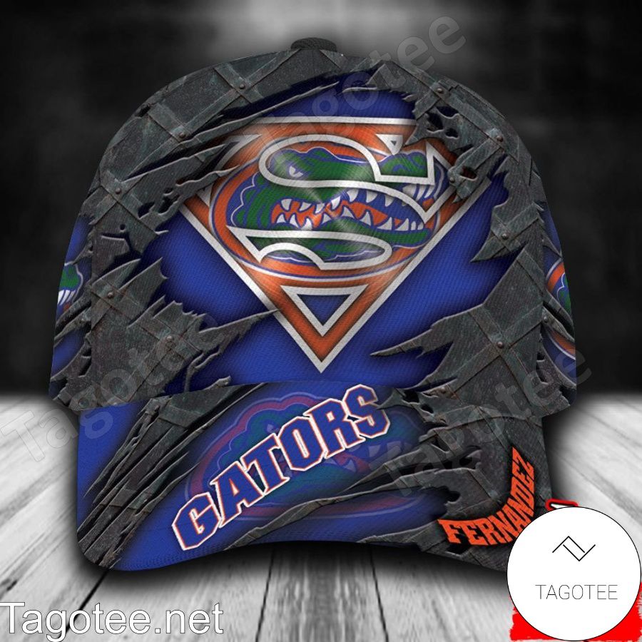 Florida Gators Superman NCAA Personalized Cap