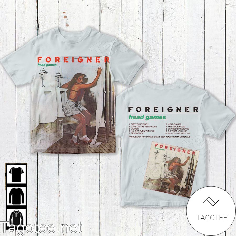Foreigner Head Games Album Shirt