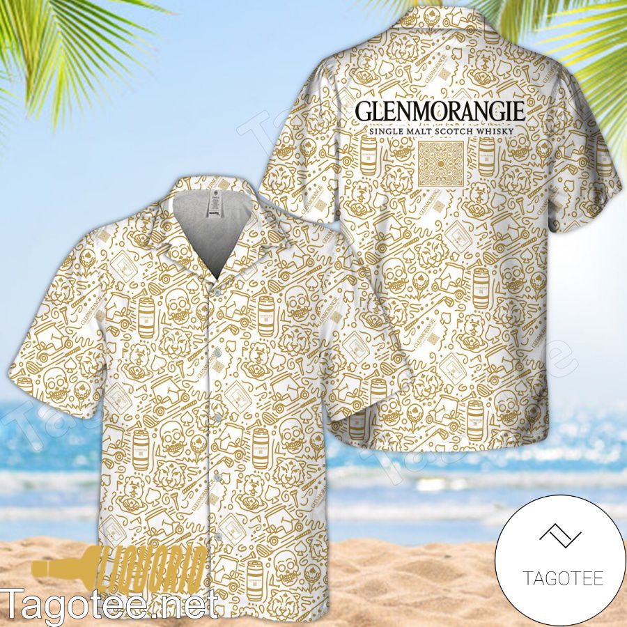 Glenmorangie Doodle Art Hawaiian Shirt