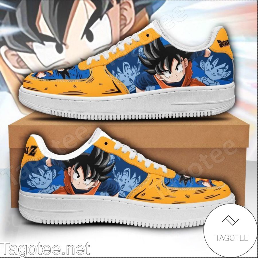 Goten Dragon Ball Anime Air Force Shoes