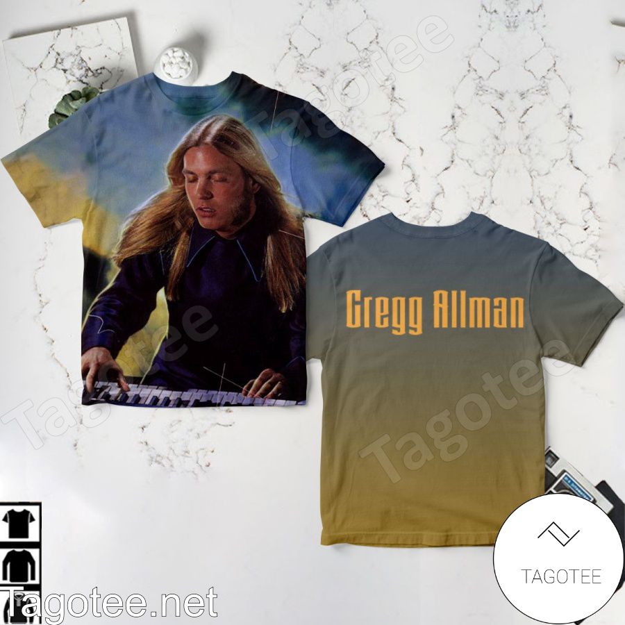 Gregg Allman Playin' Up A Storm Album Cover Shirt