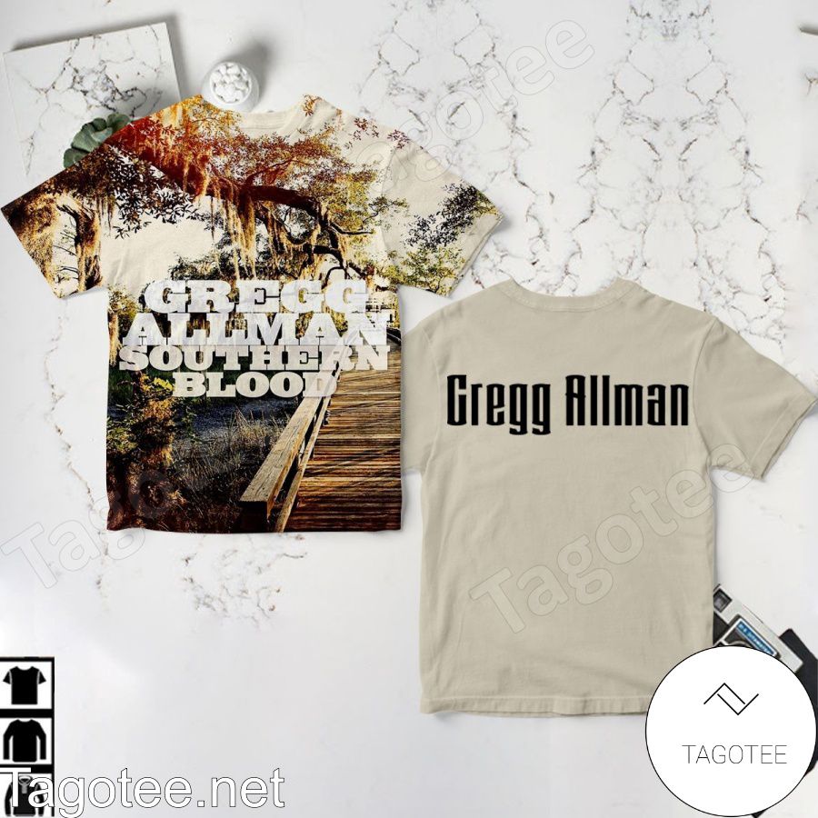 Gregg Allman Southern Blood Album Cover Shirt