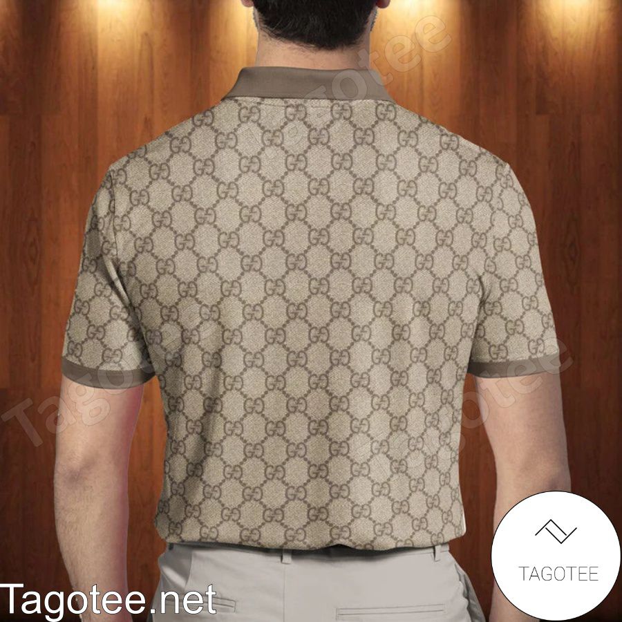 Gucci Gg Monogram Luxury Brand Polo Shirt a