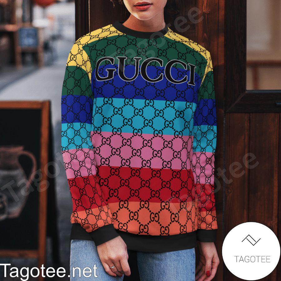 Gucci Multicolor Stripe Sweater b