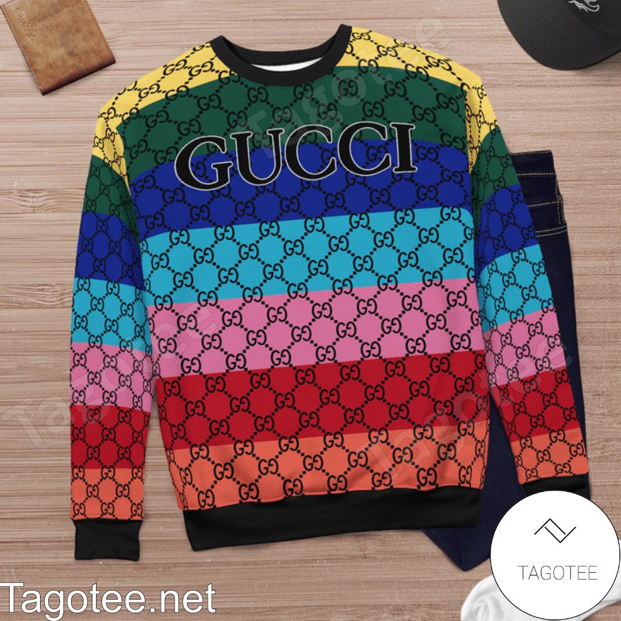 Gucci Multicolor Stripe Sweater c