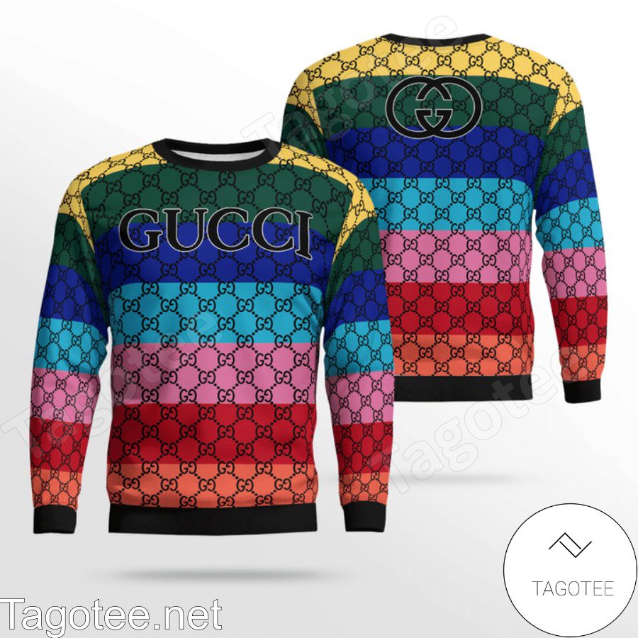 Gucci Multicolor Stripe Sweater