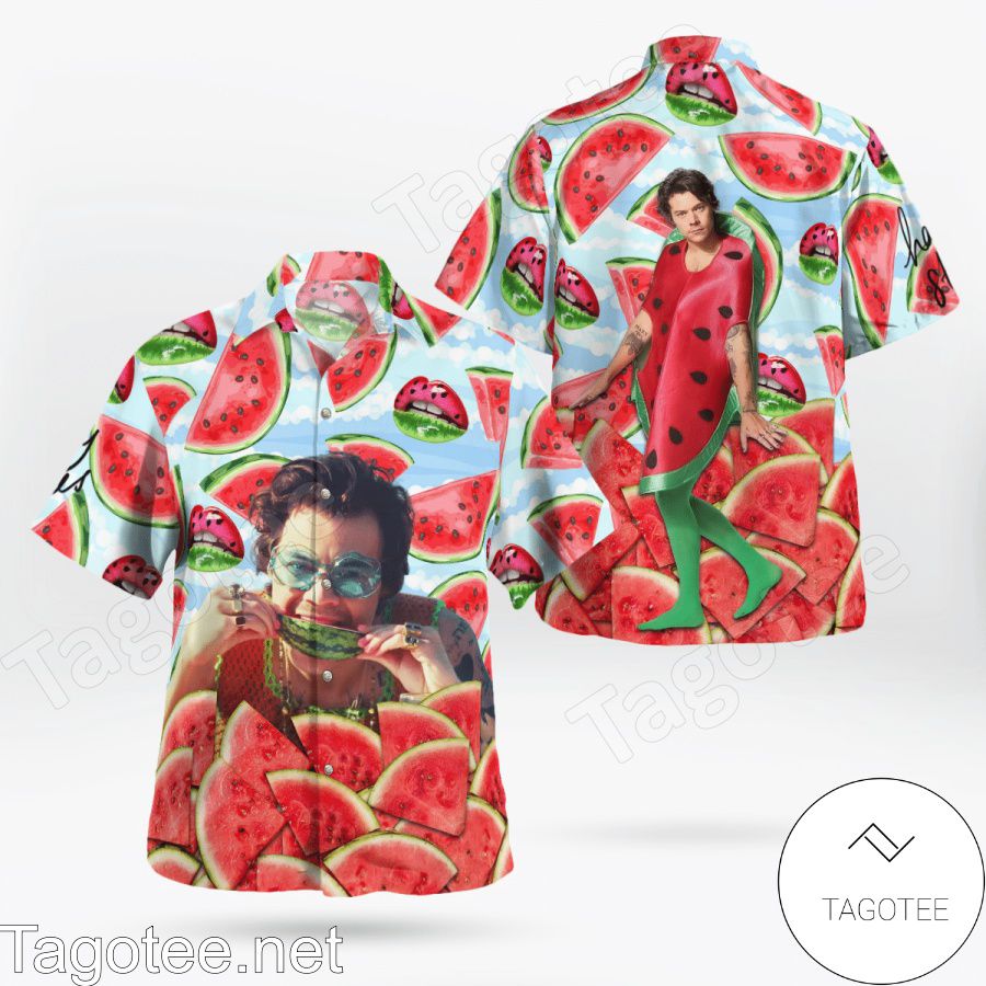 Harry Styles Watermelon Hawaiian Shirt