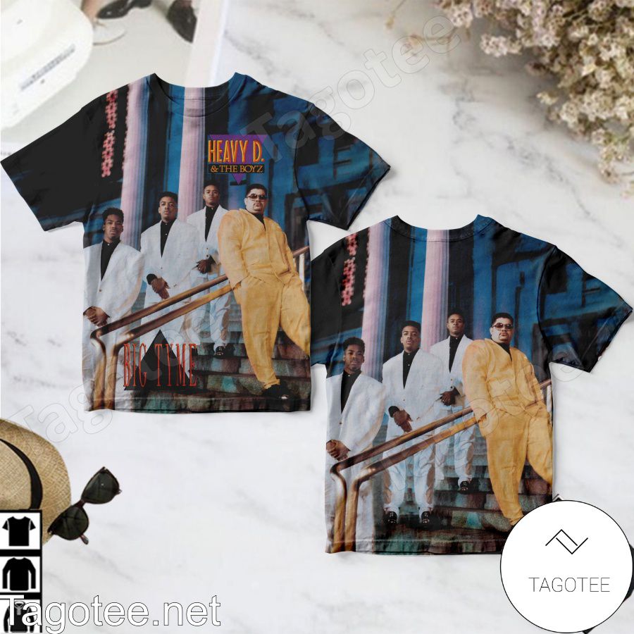 Heavy D And The Boyz Big Tyme Album Cover Shirt