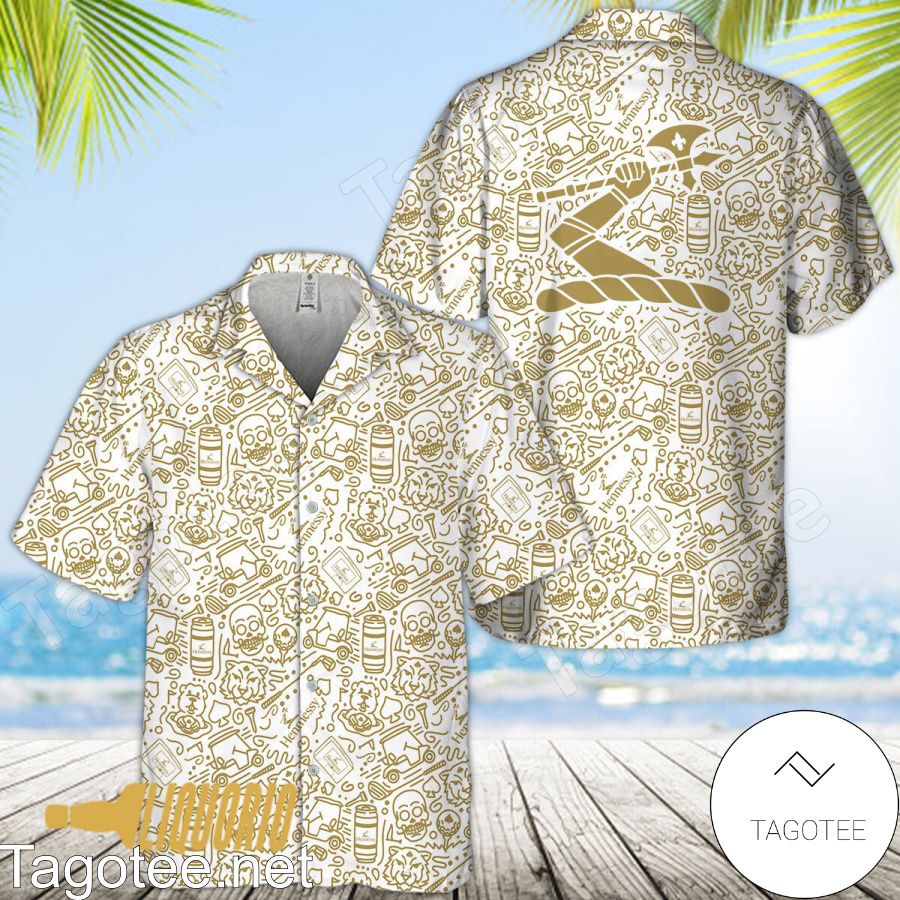 Hennessy Doodle Art Hawaiian Shirt