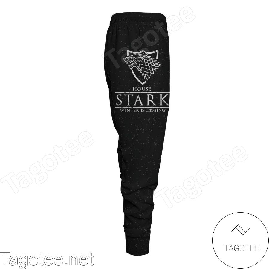 House Stark Winter Is Coming Game Of Thrones Black Pants c