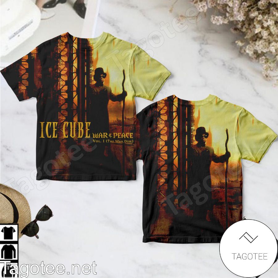 Ice Cube War And Peace Vol 1 Album Cover Shirt