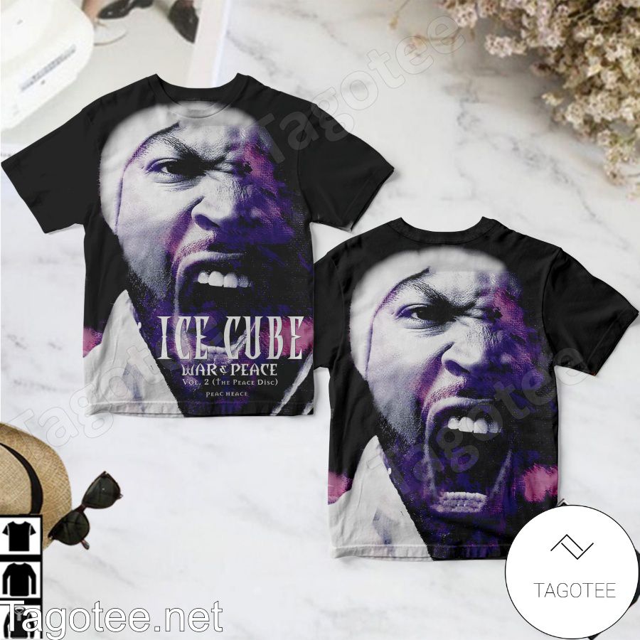Ice Cube War And Peace Vol 2 Album Cover Shirt