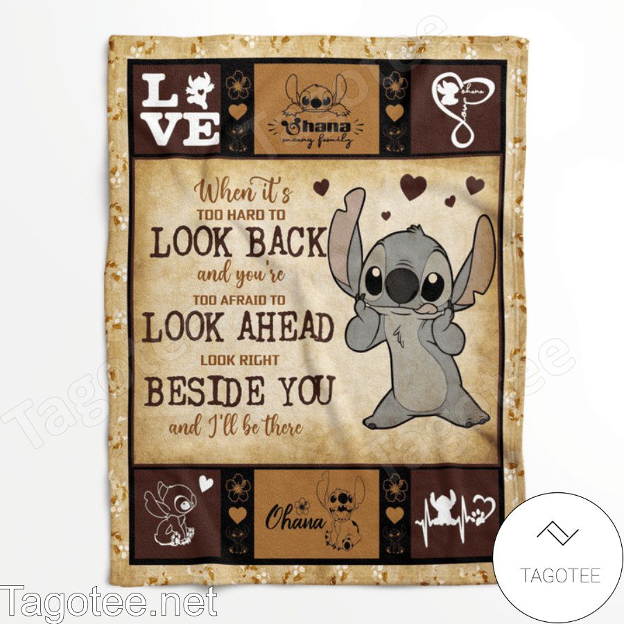 I'll Be There Stitch Ohana Fleece Blanket, Quilt