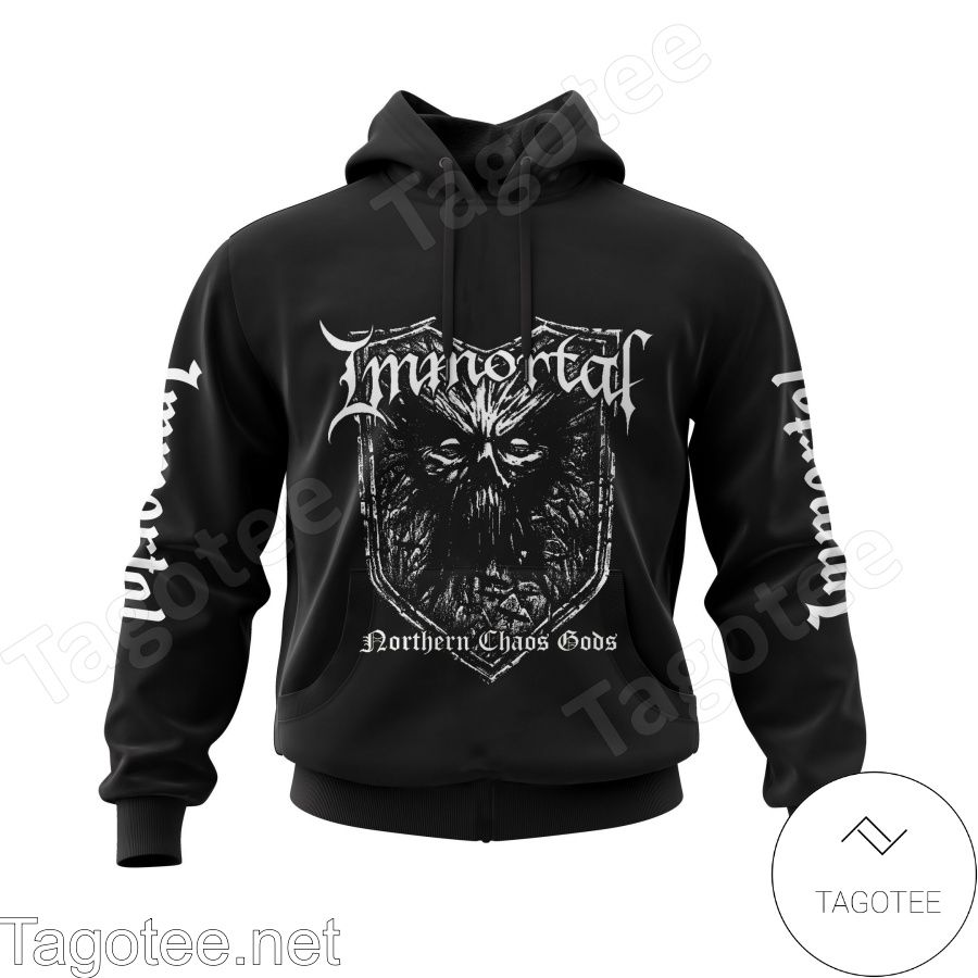 Immortal Northern Chaos Gods Album Cover Hoodie