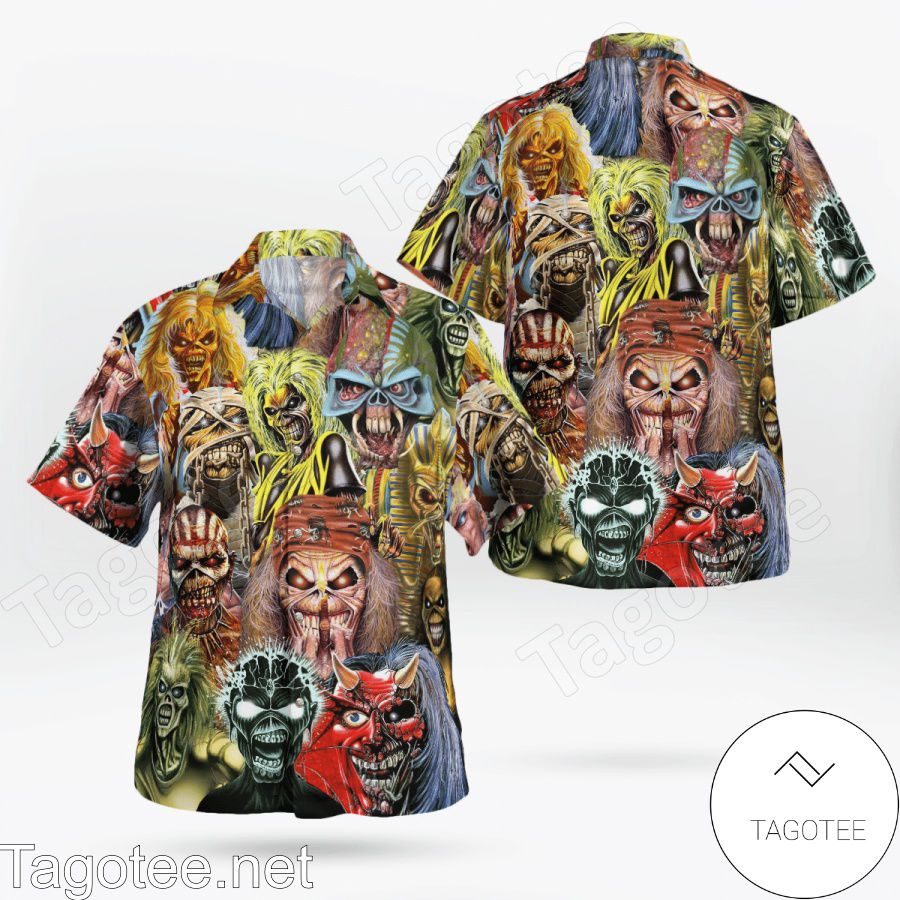 Iron Maiden Big Fan Eddie Hawaiian Shirt