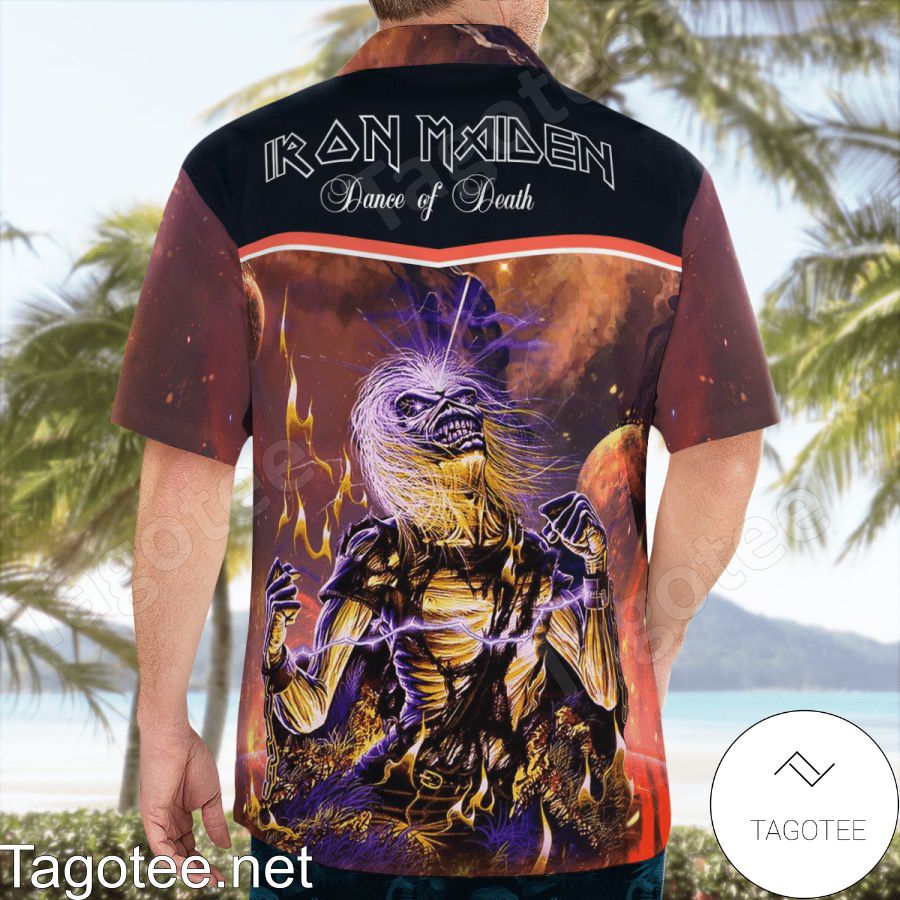 Iron Maiden Dance Of Death (2003) Hawaiian Shirt a