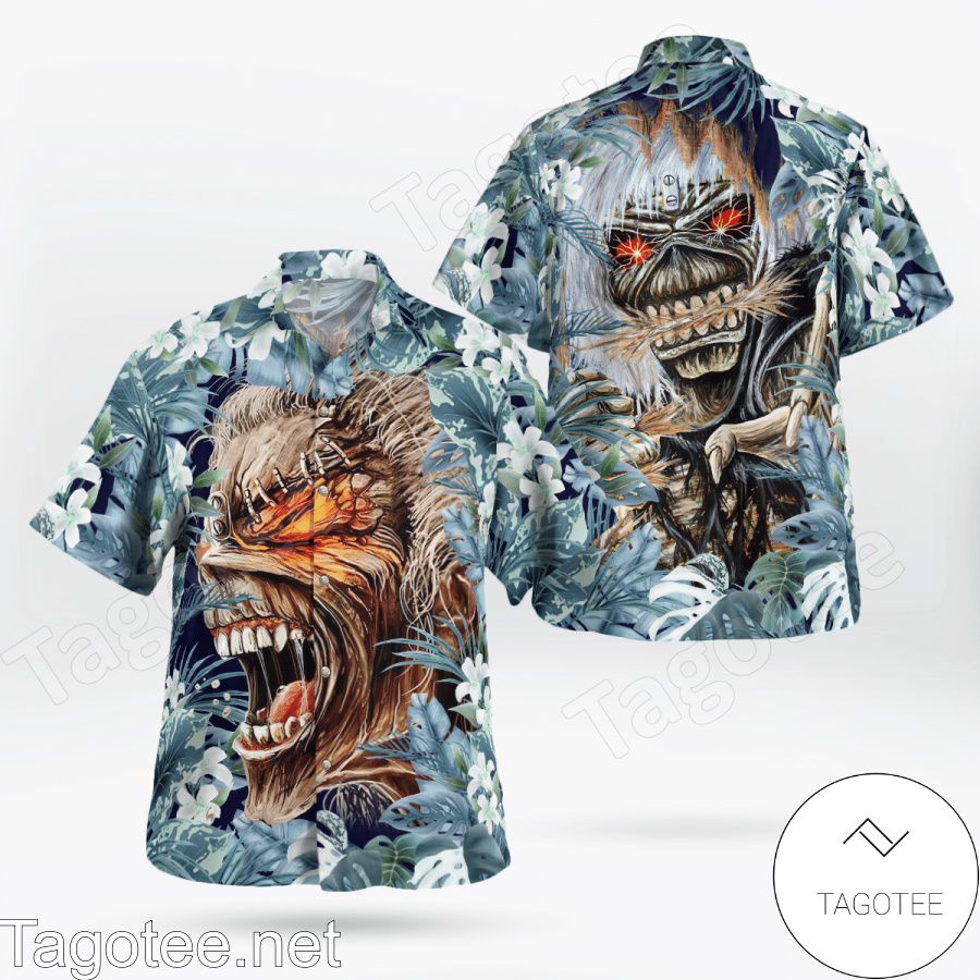 Iron Maiden Heavy Mental Tropical Hawaiian Shirt