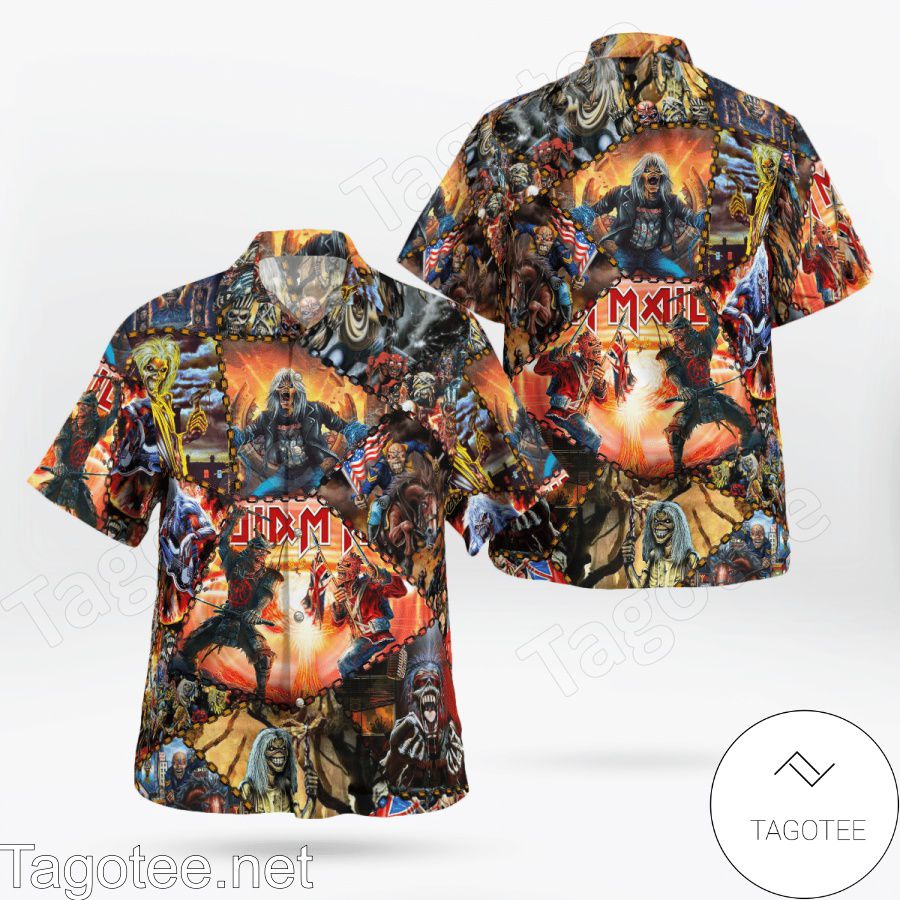 Iron Maiden Legacy Of The Beast World Tour 2022 Hawaiian Shirt
