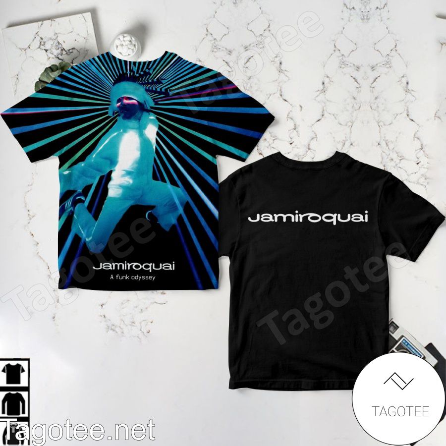 Jamiroquai A Funk Odyssey Album Cover Shirt