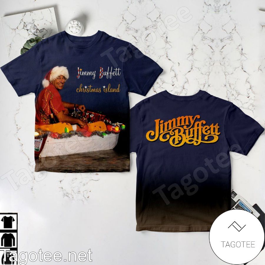 Jimmy Buffett Christmas Island Album Cover Shirt