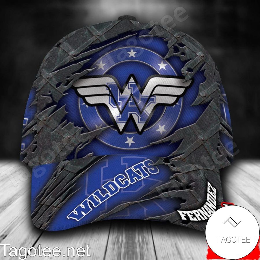 Kentucky Wildcats Wonder Wonman NCAA Personalized Cap