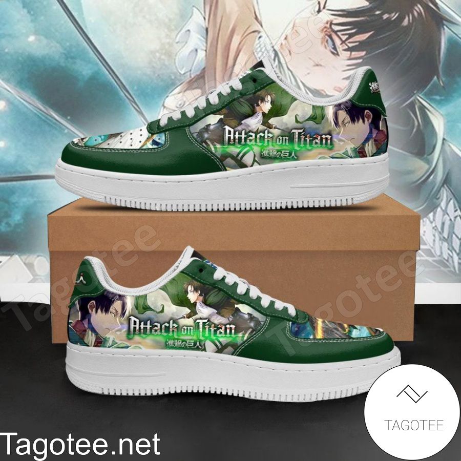 Levi Ackerman Attack On Titan AOT Anime Air Force Shoes