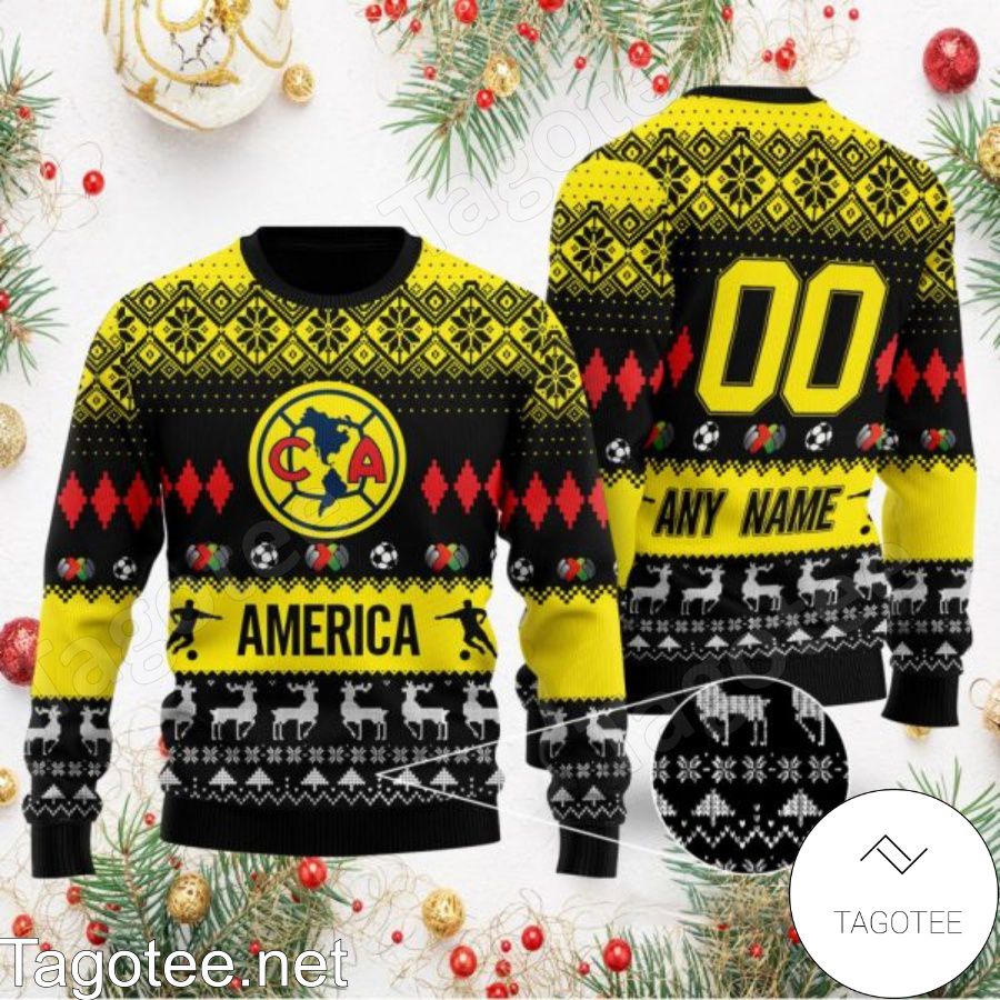 Liga MX Club América Ugly Christmas Sweater