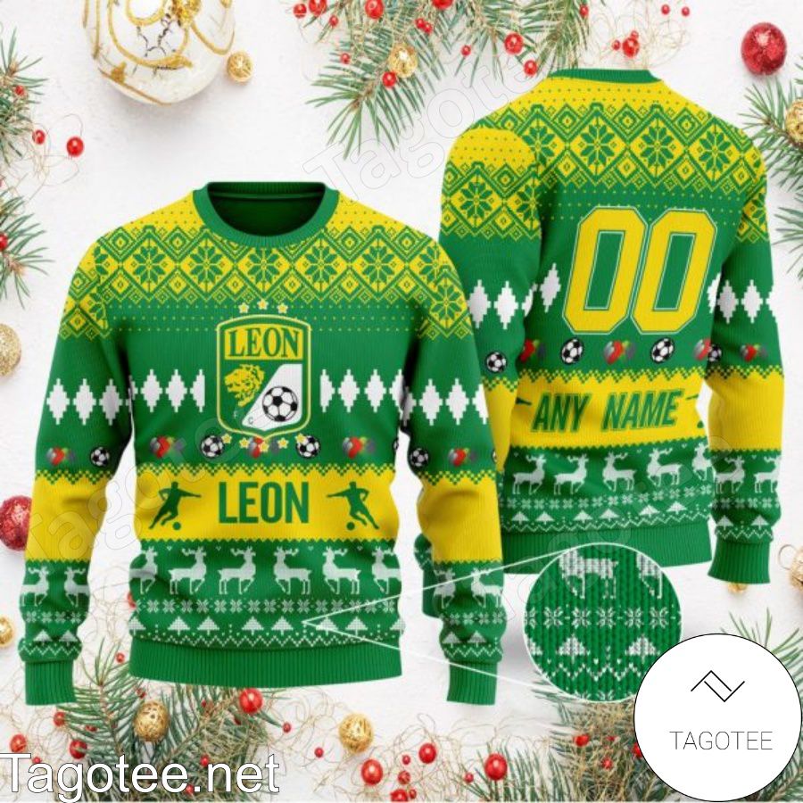 Liga MX Club León Ugly Christmas Sweater