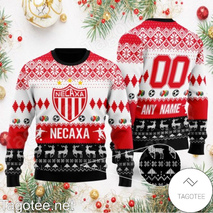 Liga MX Club Necaxa Ugly Christmas Sweater