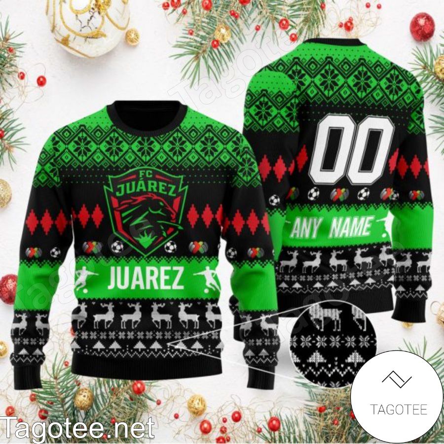 Liga MX FC Juárez Ugly Christmas Sweater