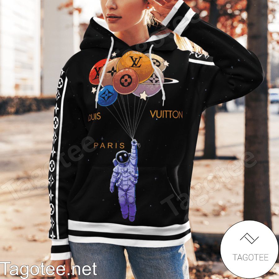 Louis Vuitton Astronaut Holding Bunch Of Colorful Balloons Hoodie a