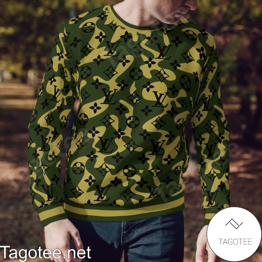 Louis Vuitton Monogram Camouflage Sweater a