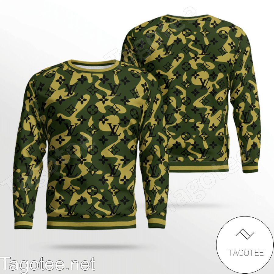 Louis Vuitton Monogram Camouflage Sweater