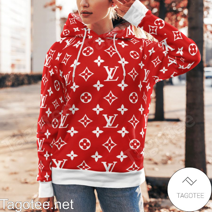 Louis Vuitton Monogram Red Shirt - Tagotee