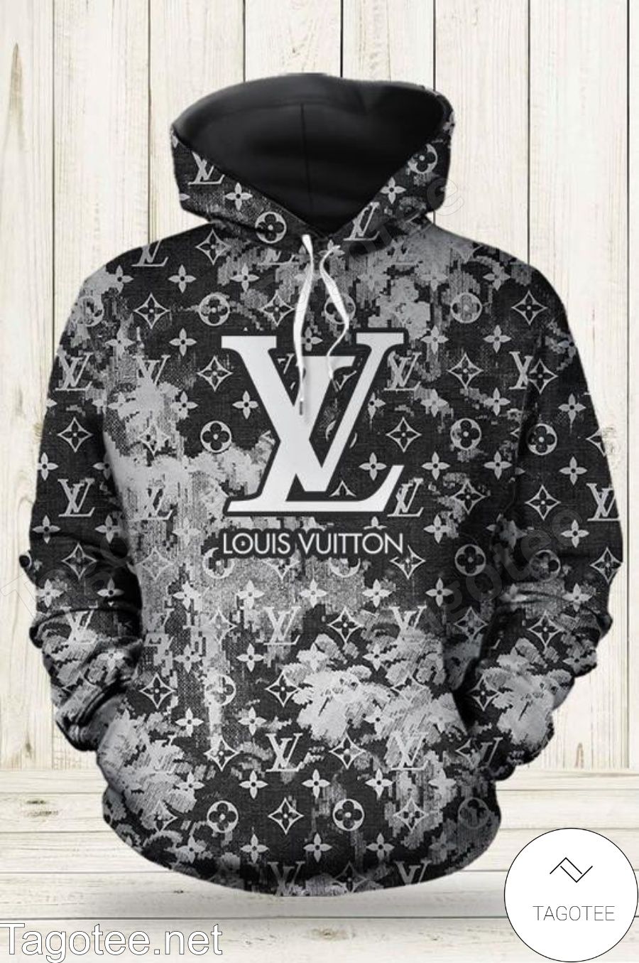 Louis Vuitton Tapestry Monogram Black Hoodie - Tagotee
