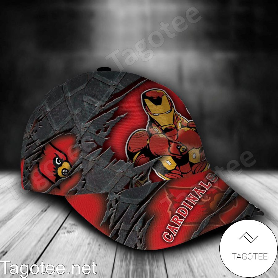 Louisville Cardinals Iron Man NCAA Personalized Cap a