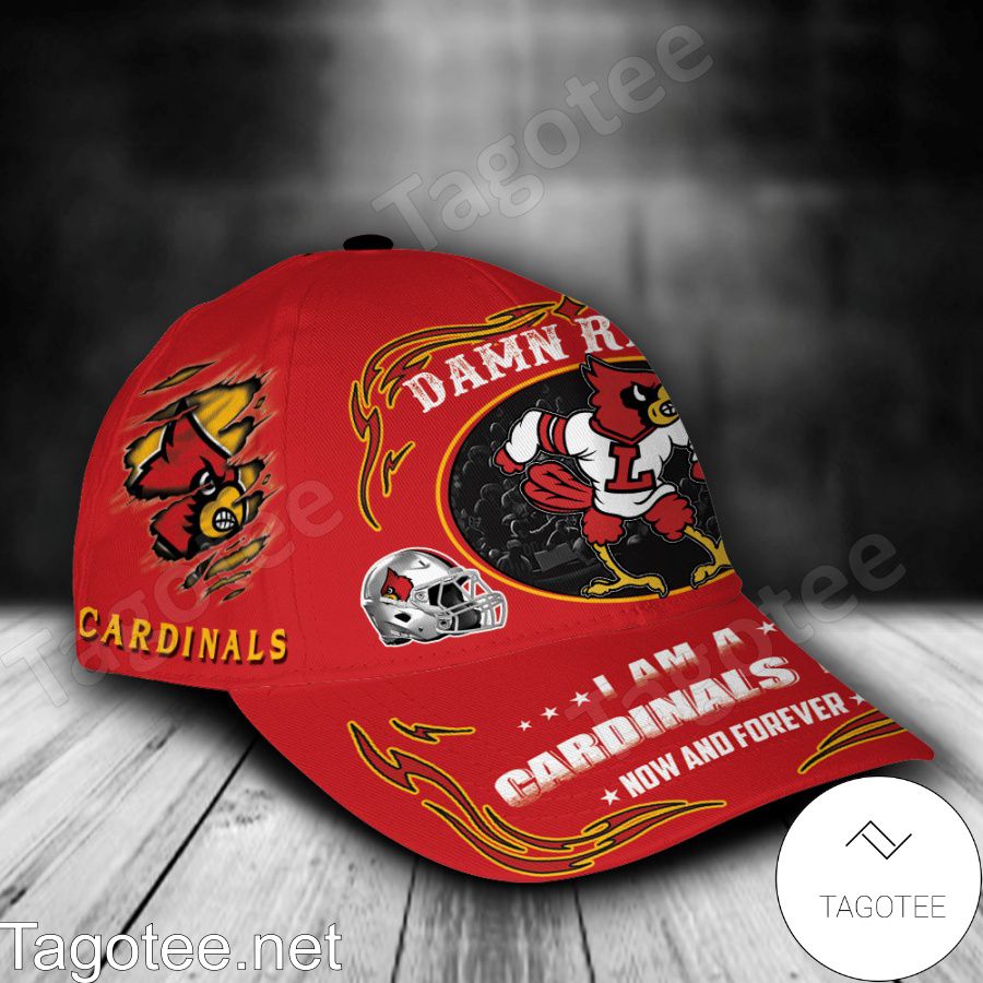 Louisville Cardinals Mascot NCAA Personalized Cap a