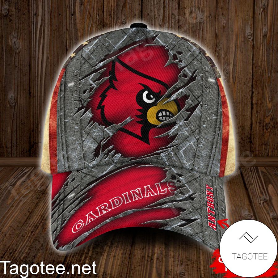 Louisville Cardinals NCAA Personalized Cap