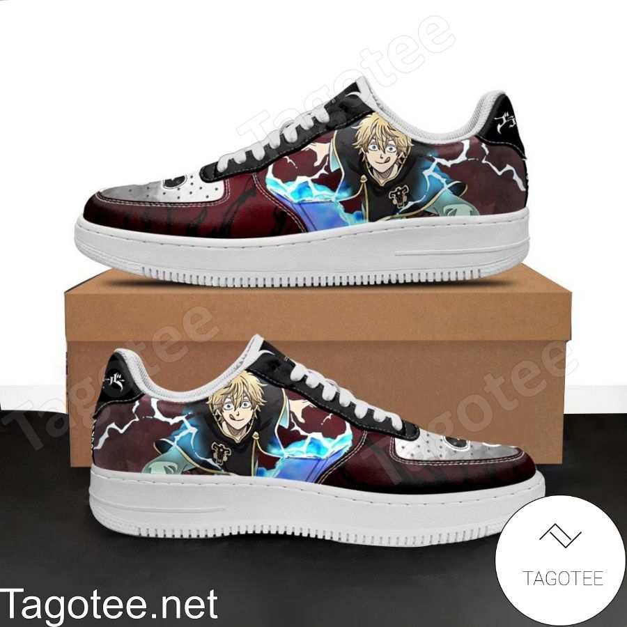 Luck Voltia Black Bull Knight Black Clover Anime Air Force Shoes