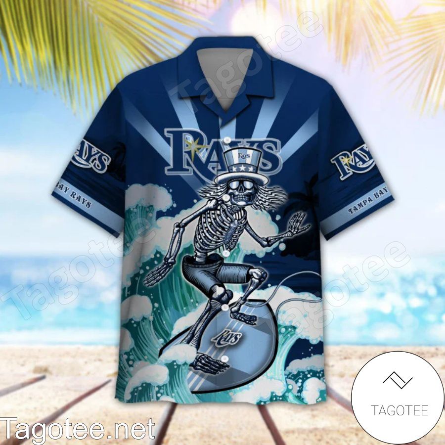 MLB Tampa Bay Rays Grateful Dead Hawaiian Shirt - Tagotee