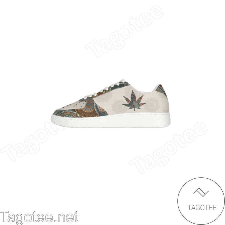Mandala Cannabis Weed Air Force Shoes x