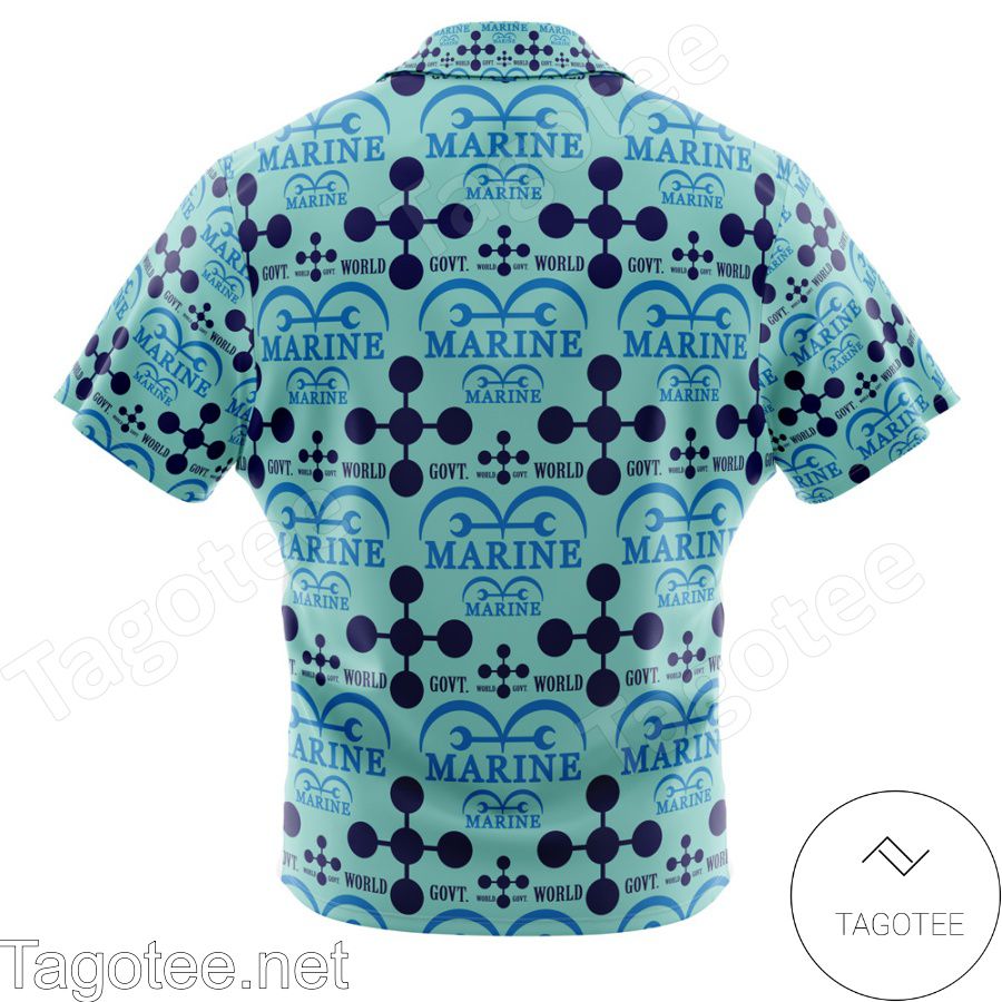 Marine x World Government One Piece Hawaiian Shirt b
