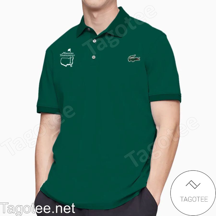 Masters Tournament And Lacoste Green Polo Shirt
