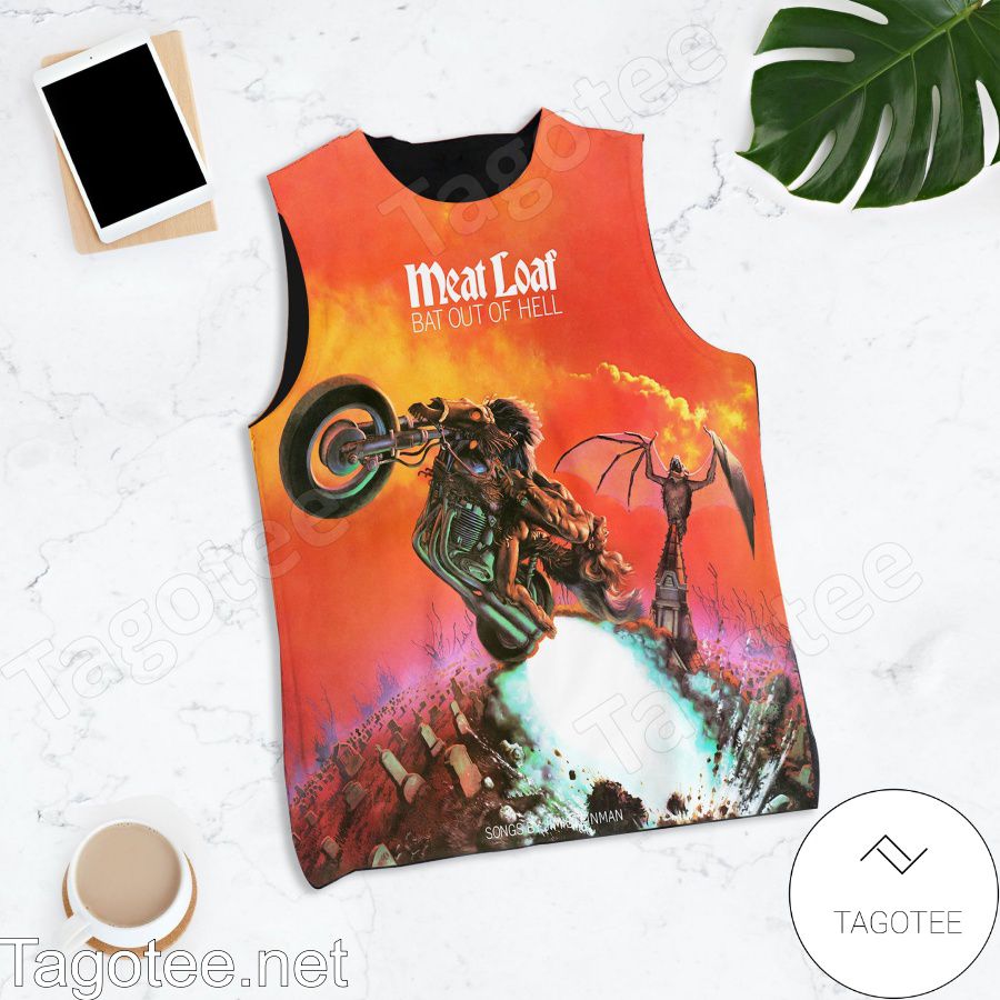 Meat Loaf Bat Out Of Hell Album Cover Tank Top