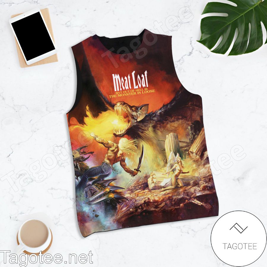 Meat Loaf Bat Out Of Hell III The Monster Is Loose Album Cover Tank Top