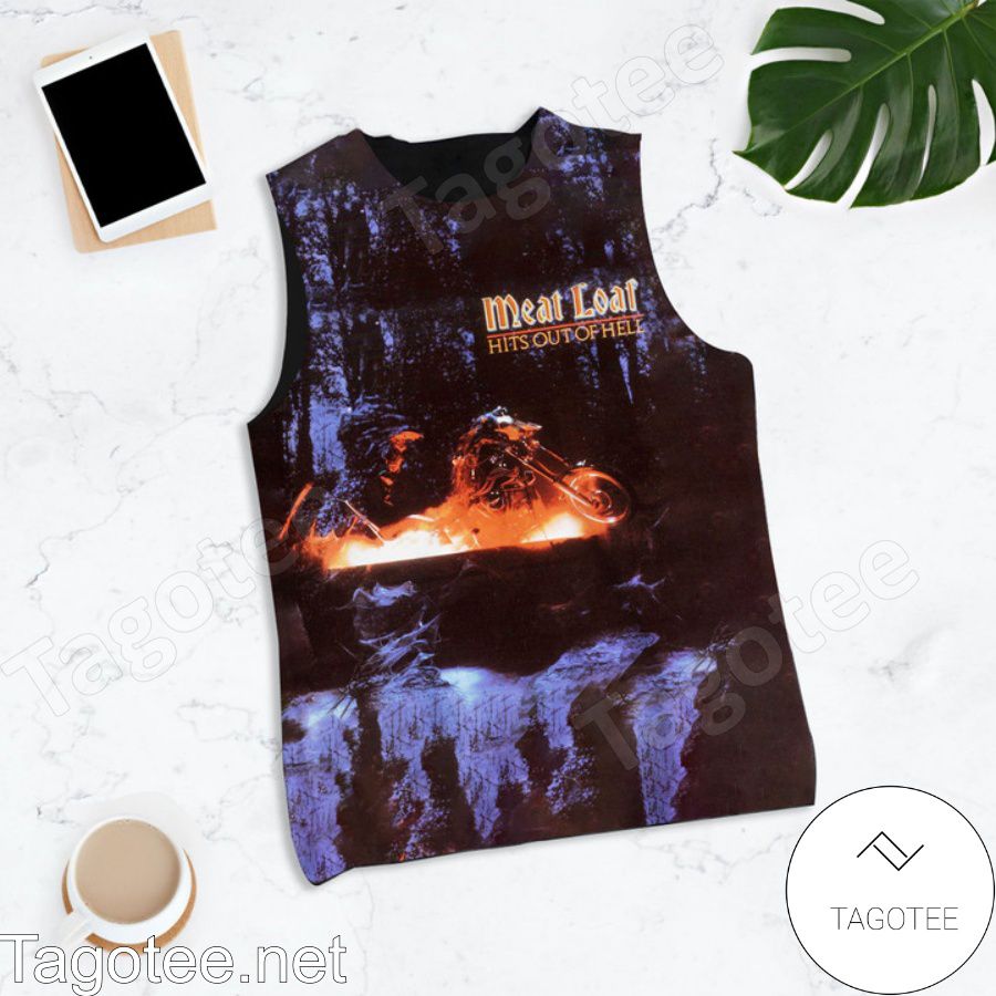 Meat Loaf Hits Out Of Hell Album Cover Tank Top