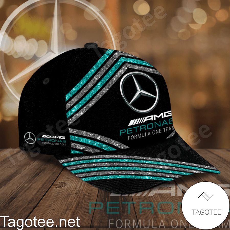 Mercedes Amg Petronas Formula One Team Glitter Stripes Cap a
